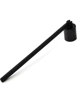 PremiumPort El Yapımı 180° Oynar Başlı Ergonomik Modern Siyah Mum Söndürücü