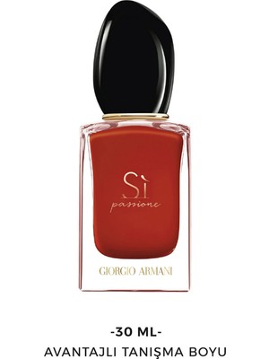 Giorgio Armani Yeni Formülü ve Eşsiz Kokusu Ile Uzun Süre Kalıcı Parfüm-Si Passione Edp 30 ml PSSNS.399