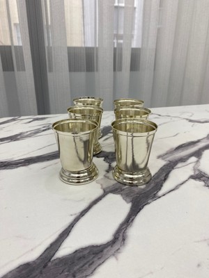 PremiumPort 6'lı Gümüş Sunumluk Gül Kovası Seti, Şık ve Zarif Dekorasyon Hediye