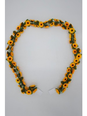 PremiumPort Yapay Lüx Sarmaşık Ayçiçeği 200 Cm, Balkon ve Duvar Dekorasyonu