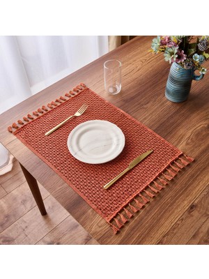 PremiumPort Yumuşak Amerikan Servis Çiftli Kiremit Renk, 30X55 cm