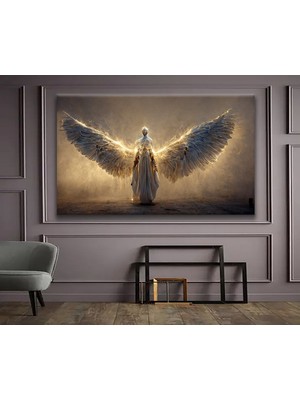 PremiumPort Ilham Verici Kanvas Tablo, Özgürlük ve Gücü Yansıtan Sanat Eseri