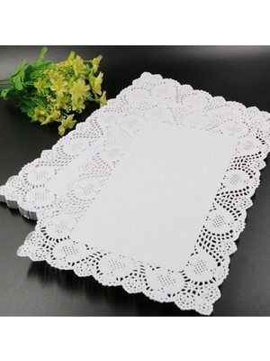 PremiumPort Dantel Kağıt Sunumluk 26X37 Cm, 50 Adet, Şık ve Kullanışlı Ürün