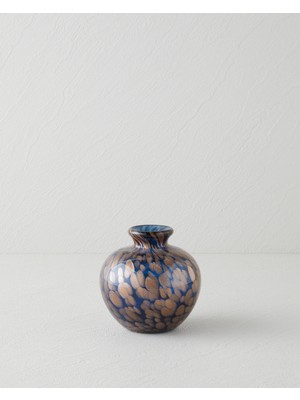 PremiumPort Şeffaf Cam Vazo, 10 Cm, Şık ve Modern Dekorasyon Aksesuarı