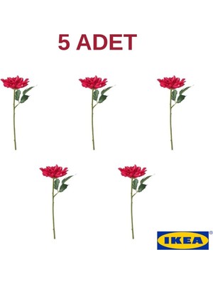 PremiumPort Yapay Gül Çiçek, 30 Cm, Iç/dış Mekan, Dekoratif Bitki, Natural Görünüm