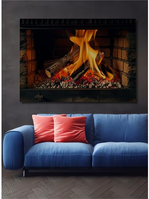 PremiumPort Ahşap Dikdörtgen Dekoratif Tablo, Salon, Ofis, Ev, Mutfak ve Banyo Için