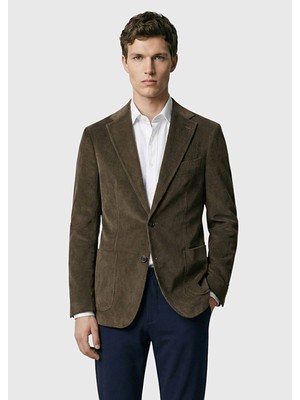 Ramsey Haki Fitilli Pamuk Karışımlı Ceket