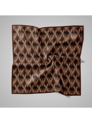 Piramit Naturel Eşarp | Kristal Baklava