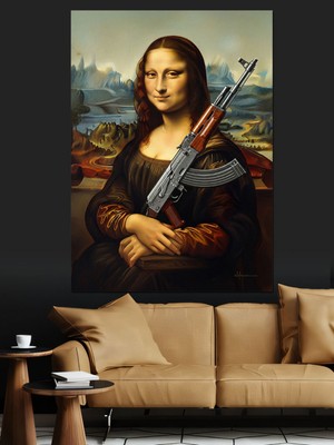 PremiumPort Sanat Temalı Kanvas ve Mdf Ahşap Tablo, Şık Dekorasyon Parçası