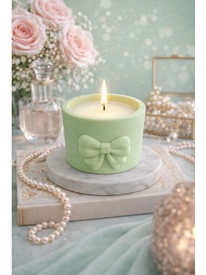 PremiumPort Japon Kiraz Çiçeği Kokulu Dekoratif Tek Fitill Beton Mum