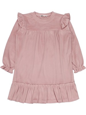 Civil Girls 6-9 Yaş Elbise - Pembe 9-10 Yaş