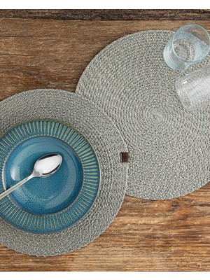 PremiumPort Dalia Jüt 2'li Amerikan Servis, Şık ve Doğal Masa Dekoru Seti