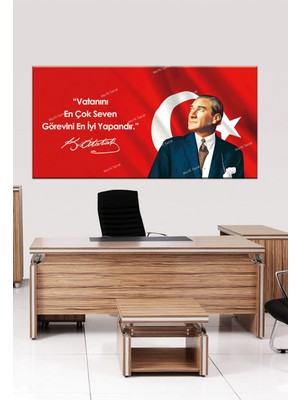 PremiumPort Mustafa Kemal Atatürk Makam Temalı Kanvas Tablo Dekorasyonu