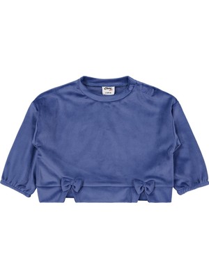 Civil Baby Fiyonklu 6-18 Ay Sweatshirt - Mavi