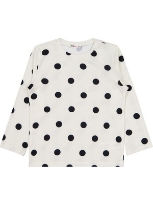 Civil Girls Puanlı 6-9 Yaş Pijama Takımı