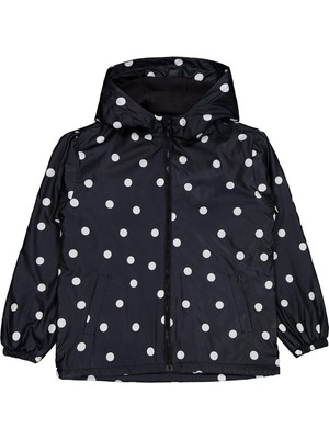 Civil Girls Polarlı Puan Baskılı 10-13 Yaş Yağmurluk