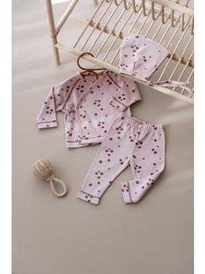 Oh la la Koala For Little Ones Nar Baskılı Pure Hug Serisi Kruvaze 3'lü Takım