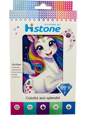 Elegantshop 5d Yapışan Boncuk Goblen Mozaik Tablo Pano 10*15 cm Pegasus