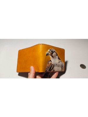 Sada Kadın Kooperatifi %100 El Yapımı Hakiki Deri (Vaketa Deri) Erkek Cüzdanı