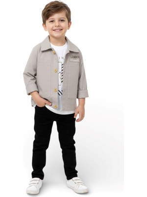 Ege Bebek Erkek Çocuk 1-8 Yaş Şık Bayramlık Keten Takım, 3'lü Keten Gömlekli Keten Pantalonlu Takım