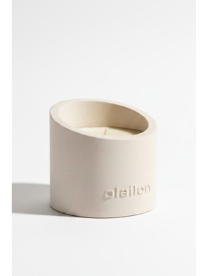 PremiumPort Amber Kokulu Dekoratif Beton Mum, Slope Tasarım, Şık ve Elegant Ürün