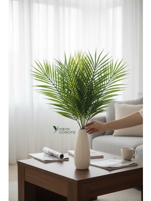 PremiumPort Yapay Areka Palmiye Demeti, 9 Dallı, Şık Dekoratif Bitki Seti