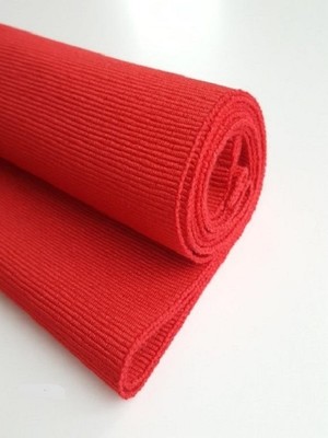 PremiumPort Kırmızı Runner, Şık ve Zarif Servis Örtüsü, Ev Dekorasyonu Için Mükemmel