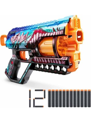 X-Shot Skins Griefer 12 Mermili Sünger Atan Silah 32 cm Shark Thrasher ZR-36561C