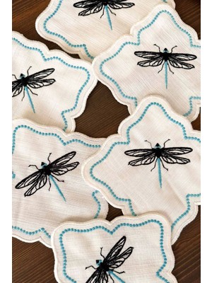 PremiumPort 6'lı Kahve Yanı Kokteyl Peçetesi, Şık ve Pratik Set