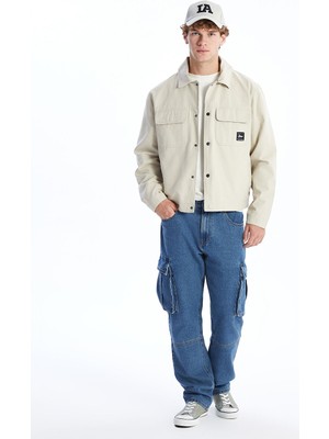 Lc Waikiki Yeni Sezon Standart Kalıp Gömlek Yaka Erkek Mont