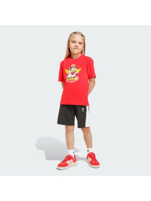 Adidas JZ7672 Lk Dy mm T Set Unisex Çocuk Eşofman Takımı