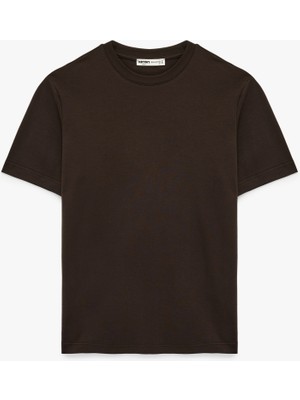 Koton Regular Fit Kısa Kollu Pamuklu Bisiklet Yaka Tişört