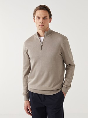 Lc Waikiki Yeni Sezon Dik Yaka Uzun Kollu Erkek Triko Kazak