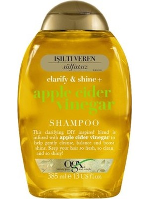 Organix Apple Cider Vinegar Işıltı Veren Elma Sirkesi Şampuan 385 ml