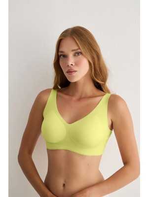 Zerogram Balensiz Çıkarılabilir Pedli Dikişsiz Lazer Sütyen 2213