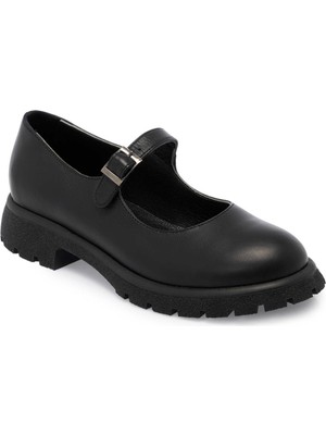 Tergan Siyah Hakiki Deri Kadın Babet - K25I1AY67825-A23