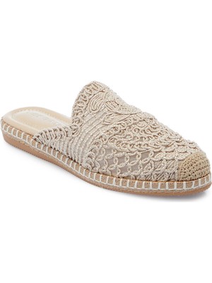 Tergan  Nude Tekstil Kadın Terlik - K25Y1TR67863-T5U