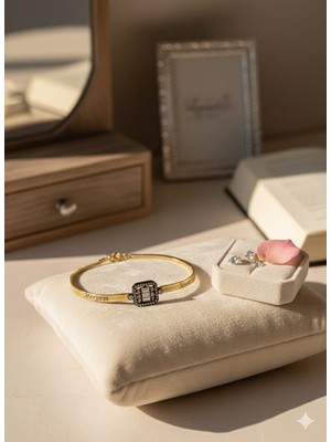 Papatya Silver 925 Ayar Italyan Kişiye Özel Baget Elmas Bileklik.rose.gold.rodaj