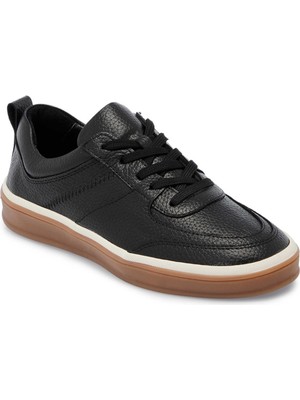 Tergan  Siyah Hakiki Deri Kadın Sneaker - K25I1AY67826-A41