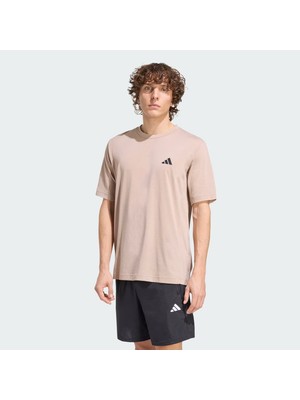 adidas WE FR T CHABRN Kahverengi Erkek Kısa Kol T-Shirt