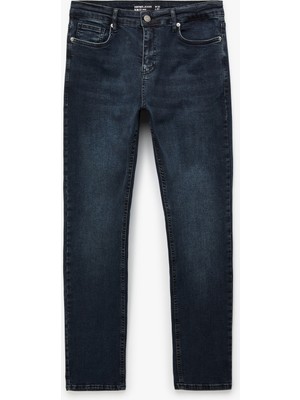 Koton Normal Bel Pamuklu Slim Fit Jean Pantolon - Brad Jean
