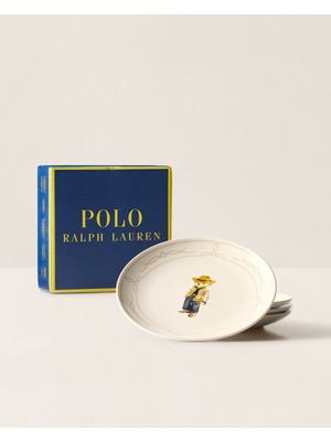 Ralph's Coffee Ralph Lauren Western Polo Bear 4'lü Tatlı Tabağı Seti
