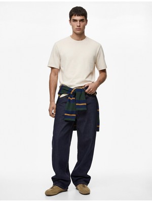 Koton Pamuklu Regular Fit Kısa Kollu Basic Bisiklet Yaka Tişört