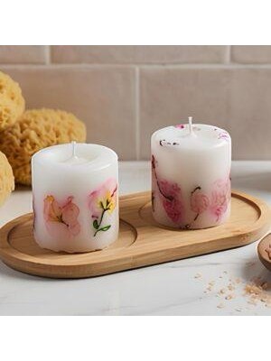 Mitos Space Çift Pembeli Botanik Tünelli Mum.jpeg