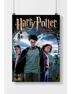 PremiumPort Büyülü Tasarım Çerçevesiz Harry Potter Duvar Posteri