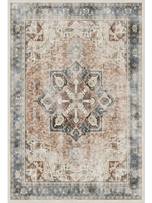 Homefesto Modern Dekoratif Yıkanabilir Kaymaz Taban Halı – Ince, Yumuşak Salon Halısı, Mutfak Halısı ve Yolluk