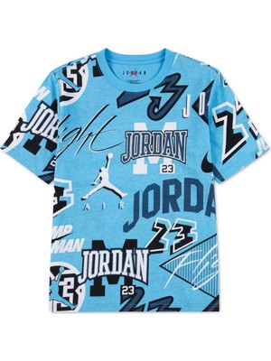 Nike Nıke Jordan  Mj Dynasty Aop Erkek Çocuk Tişört 95F541