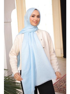 İmaj Butik Bebe Mavi Ipekhan Pamuk Jakarlı Şal