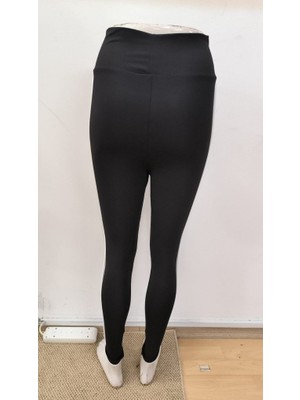 Bet's  Kadın Yüksek Bel Yan Şerit Detaylı Dalgıç Tayt