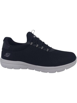 Zerhan Bewıld 350 Erkek Siyah Çorap Model File Hafif Taban Büyük Numara Loafer Spor Ayakkabı 45 46 47 48